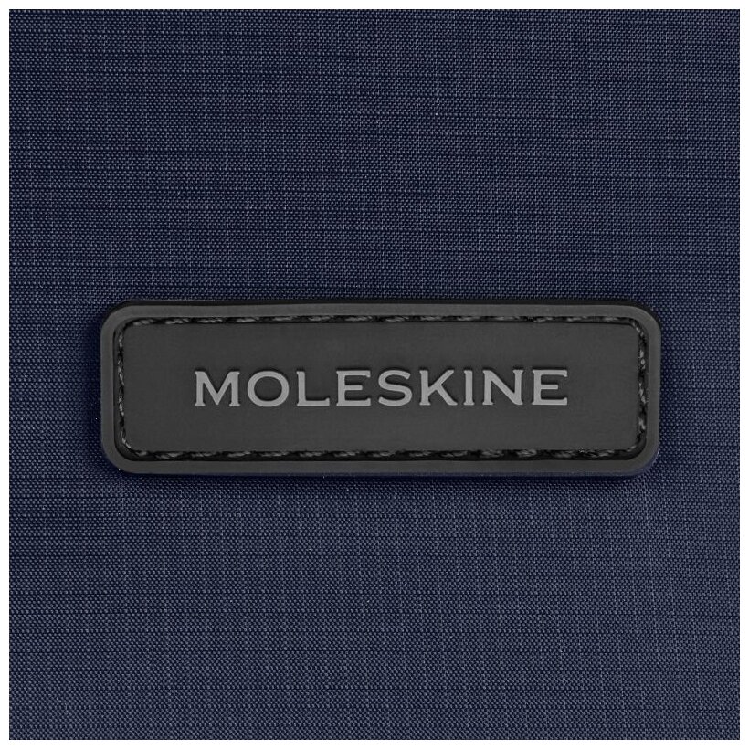 Рюкзак Moleskine RIPSTOP NYLON темно-синий 41x13x32см - фото №5