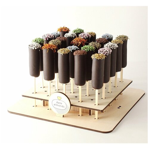 Деревянная подставка для конфет на палочке для кондитеров 932₽