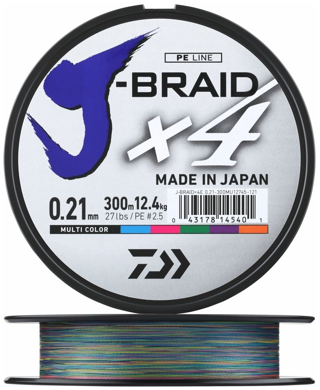 Плетеный шнур DAIWA J-Braid X4