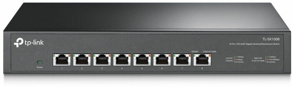 Коммутатор TP-LINK TL-SX1008 неуправляемый 8x10GbLAN