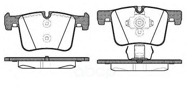 REMSA 145700 1457 00_!колодки дисковые п.\ BMW X3 F25 3.0/2.0d 10> 1шт