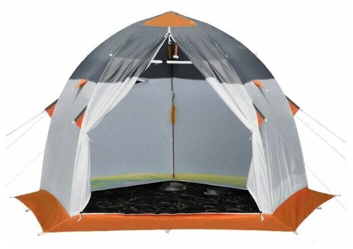 Палатка "лотос 3 Эко" (оранжевый)