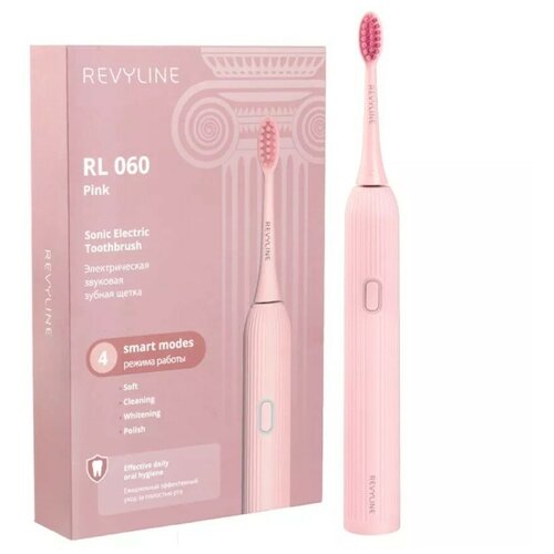 Электрическая звуковая щетка Revyline RL 060 розовая 399000₽
