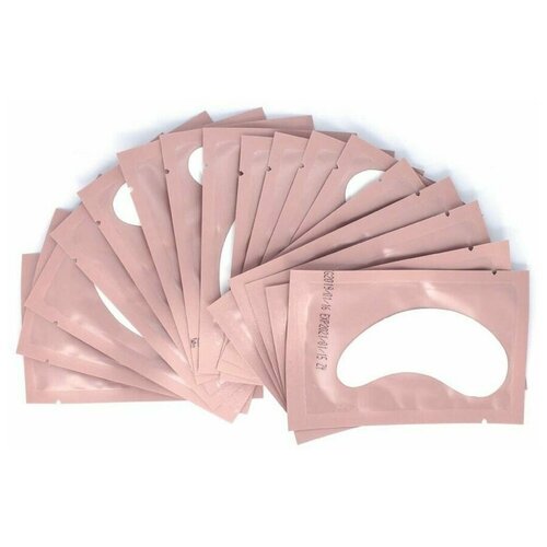 Патчи для наращивания ресниц, розовые, 15 упаковок 200 шт лента для наращивания ресниц медицинская нетканая ткань накладки для ресниц под глазами специальные накладки для ресниц