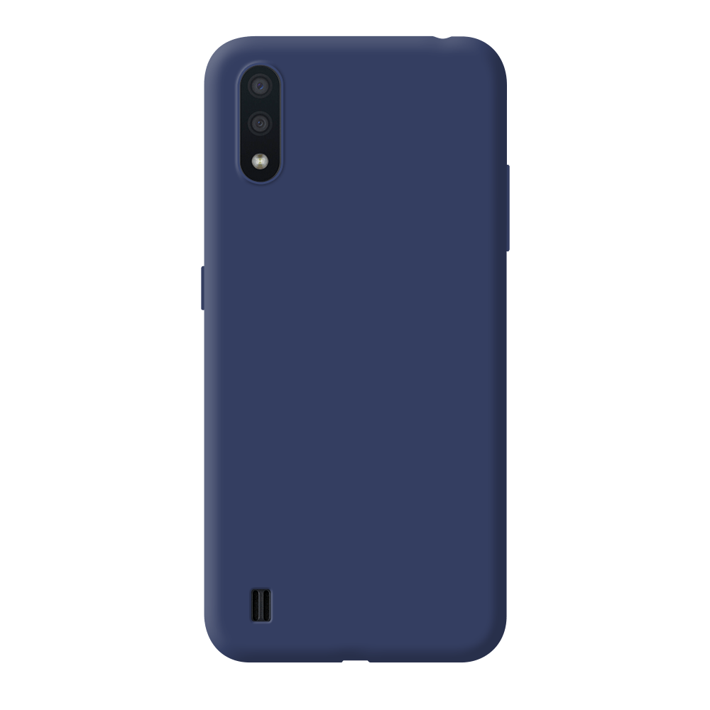 Чехол Gel Color Case для Samsung Galaxy A01 (2020), синий, Deppa 87447