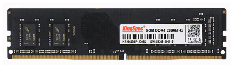 Память DDR4 8Gb 2666MHz Kingspec Ks2666d4p12008g RTL Long Dimm 288-pin 1.2В single rank Ks2666d4p120
