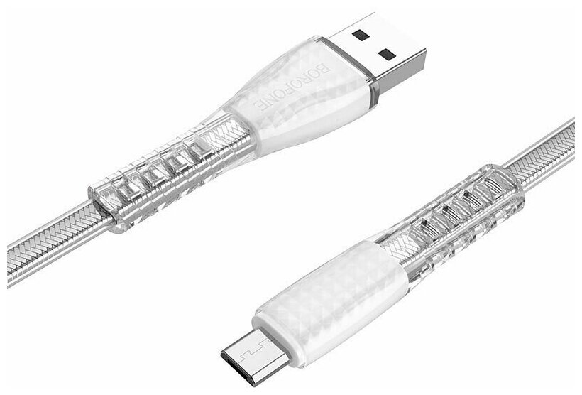Кабель USB - MicroUSB Borofone BU31 2.4A