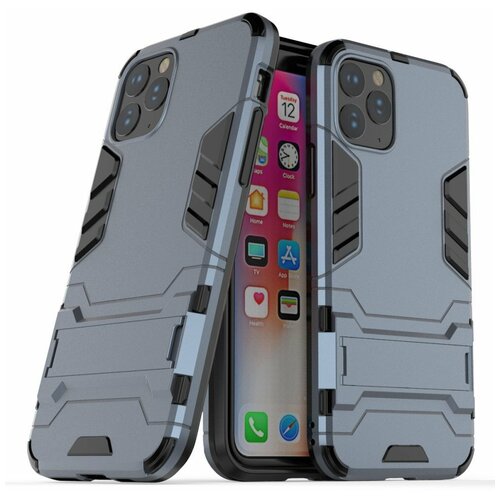 Чехол Duty Armor для iPhone 11 Pro Max (темно-синий) чехол накладка luxcase для смартфона apple iphone 11 pro max термопластичный полиуретан прозрачный синий градиент 64503