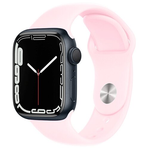 Ремешок цвета чайной розы для Apple Watch 42/44/45/49 mm Sport Band coblue apple watch tempered glass 44 mm black