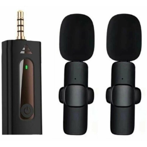 Микрофон петличный для телефона K35 беспроводной 2 микрофона 129900₽