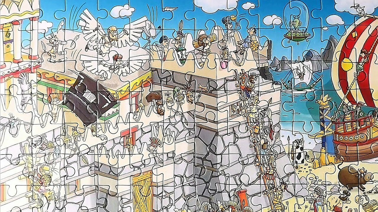 Puzzle-4000 Осада крепости Хатбер - фото №3