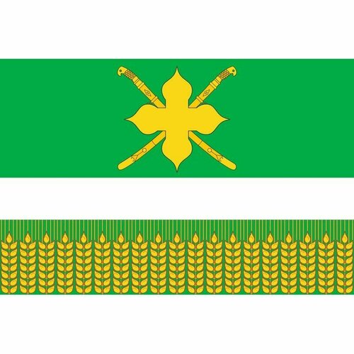 Флаг Кирпильского сельского поселения. Размер 135x90 см.