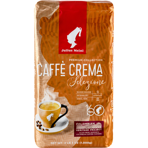 Кофе зерновой JULIUS MEINL Caffe Crema Premium натуральный, темная обжарка 1кг