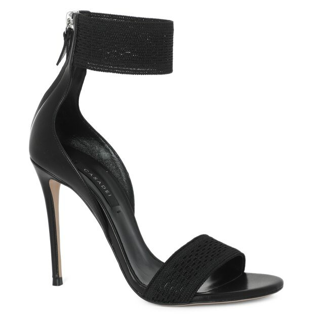 Босоножки Casadei, размер 39.5, черный