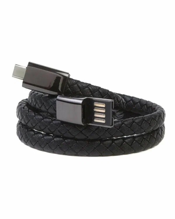 Стильный USB-кабель-браслет для зарядки Type-c