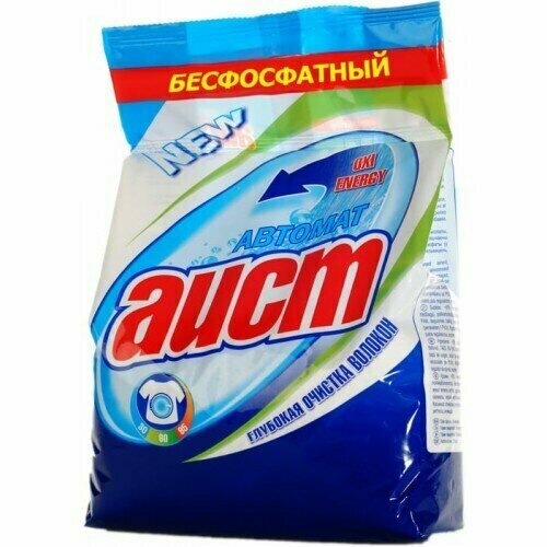 Стиральный порошок Аист Автомат, 2,4 кг, 2 упаковки