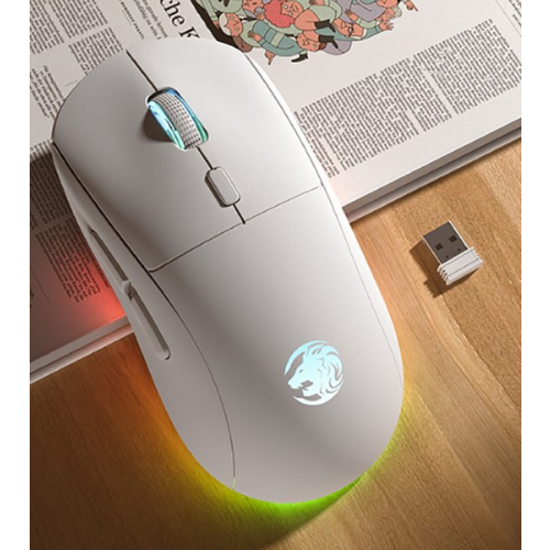 Мышь игровая беспроводная EWEADN, G301, перезаряжаемая, белая