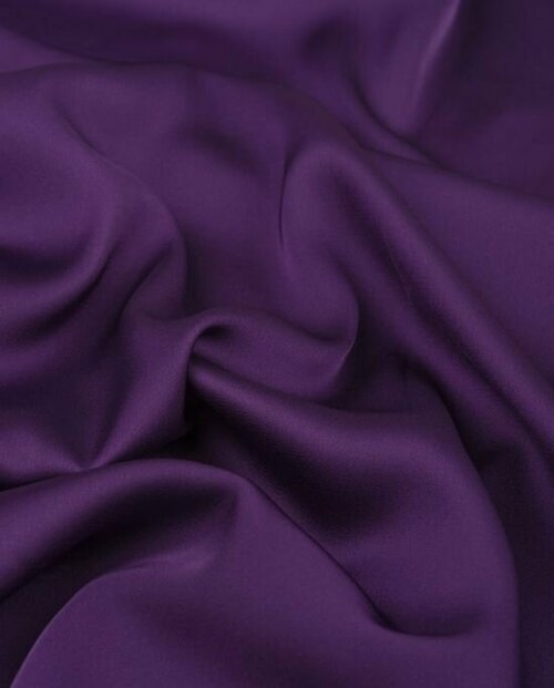 Ткань портьерная Блэкаут для шитья штор рукоделия и творчества, отрез 1 метр, ширина 280 см, цвет фиолетовая