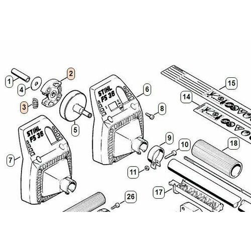 Пружина сцепления Stihl FS/HT/KM/MM 41401627900 френч пресс zeidan z 4144 0 6л