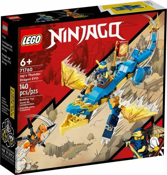 Конструктор LEGO Ninjago 71760 Грозовой дракон ЭВО Джея