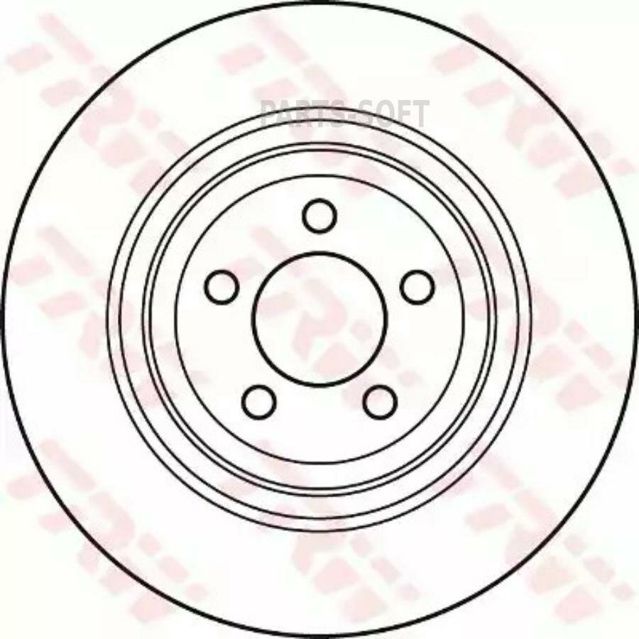 TRW DF6028S Тормозной диск