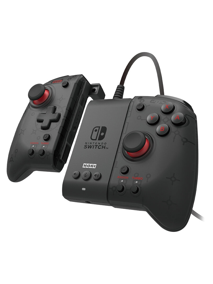 Nintendo Switch Контроллеры Hori Split Pad Pro Attachment Set (Black) для консоли Switch (NSW-371U)