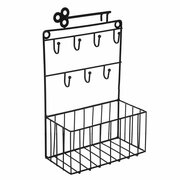 Ключница настенная в прихожую с полкой