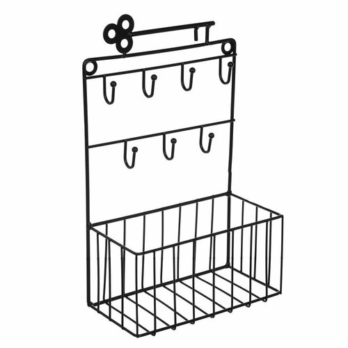 Ключница настенная в прихожую с полкой 546₽