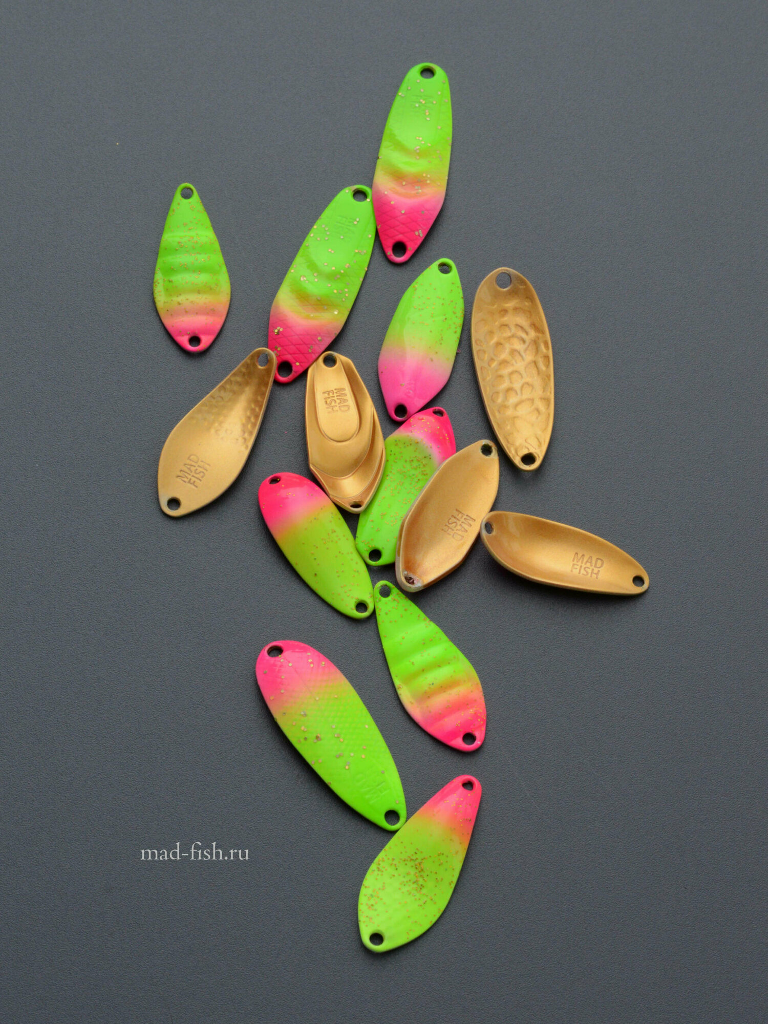 Блесна колеблющаяся Mad Fish AURA №46 длина 27 мм вес 2.2 гр — фото 1