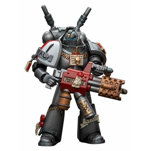 Фигурка JOYTOY Warhammer 40K Grey Knights Interceptor Squad Interceptor with Incinerator 1:18 фигурка warhammer 40 000 grey knights – terminator retius akantar 1 18 13 4 см