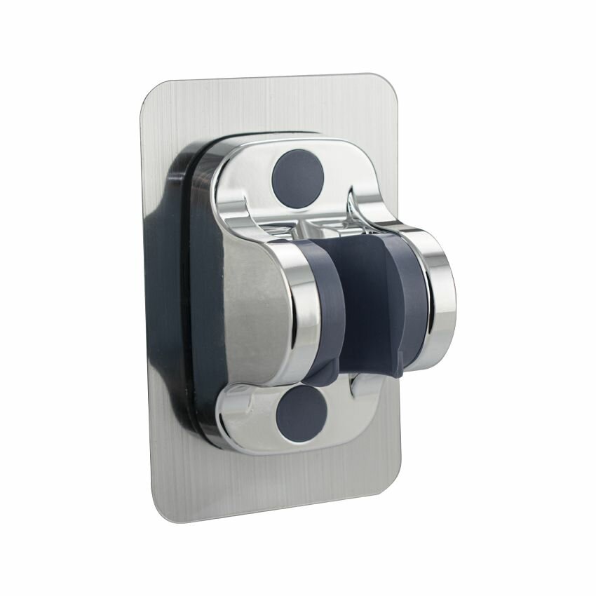 фото Кронштейн для душевой лейки GFmark 0015 хром на самоклеящейся основе без сверления