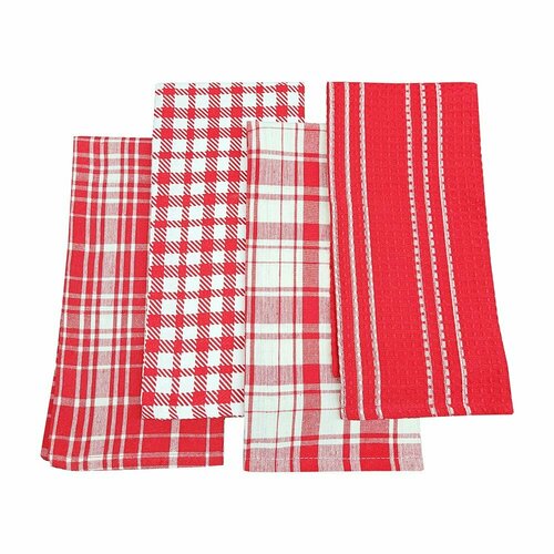 Полотенце кухонное новогоднее 4 шт. 50х70 см, SERVALLI / Новогодние кухонные полотенца