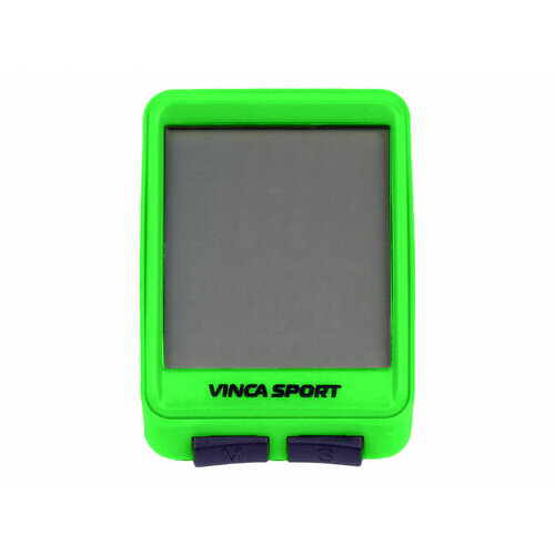 Vinca Sport велокомпьютер Vinca Sport V-1507 беспроводной, 12 функций, зеленый с черным c1 mirror hud new obd2 gps dual mode navigation head up display digital mph kmh speedometer water