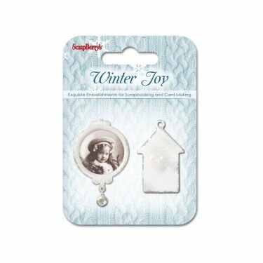 Набор металлических украшений ScrapBerry's Зимнее Утро 2, SCB3409110, 2 шт — фото 1
