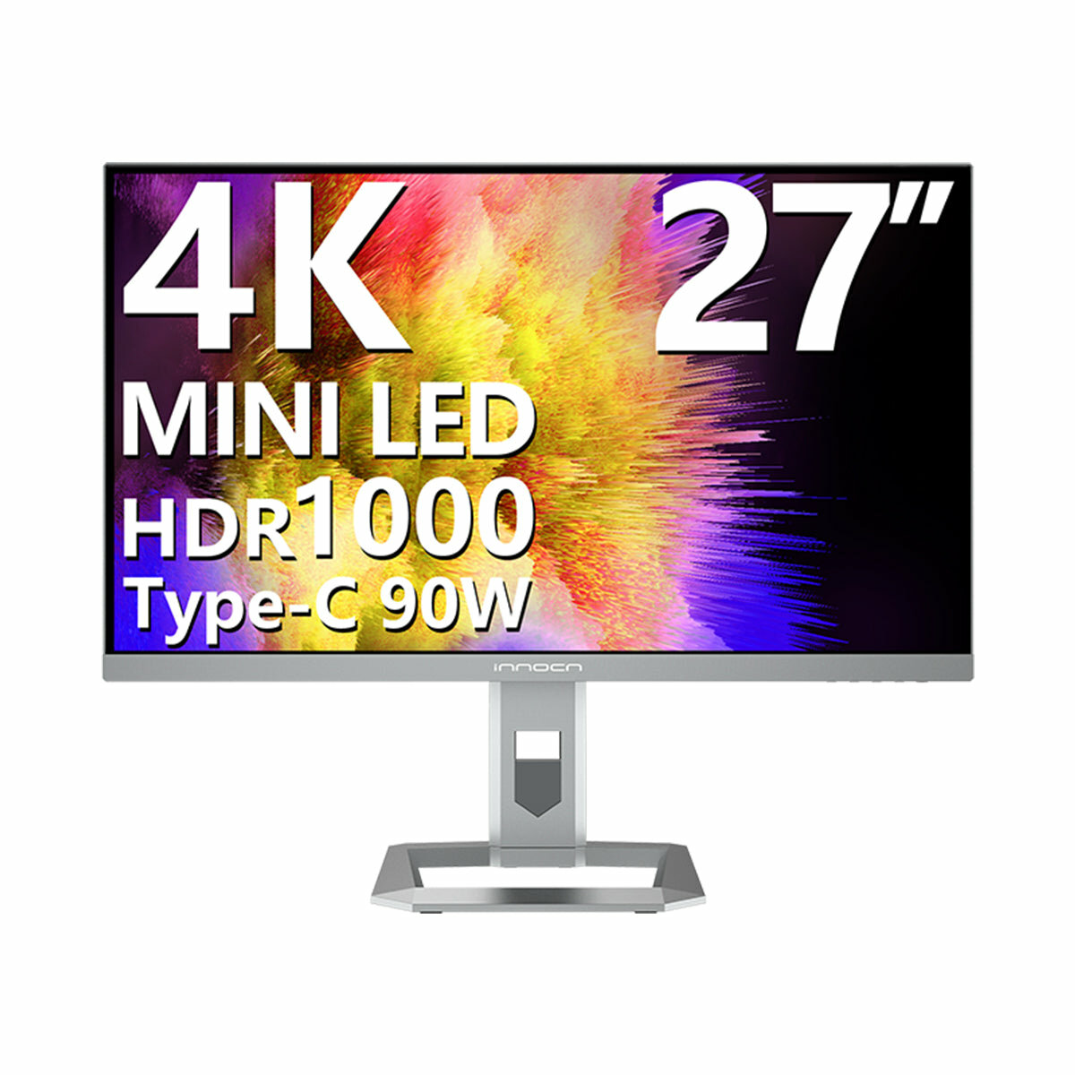 27 "Монитор Innocn 27M2V 3840 x 2160 Mini LED 4K 160 Гц 1 мс IPS HDR1000 99% DCI-P3 Игровые мониторы серебристый