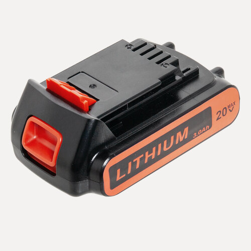 Изображение товара Аккумулятор LB20 / BL2018 / LBXR20 для шуруповерта Black&Decker LGC120 / ASL186K / ASL188K / ASL188KB / BDCDMT120 / CHH2220 / BL2018-XJ / LBX20 / LBXR2020 | Black&Decker EPL188KB / LCS120 / LDX120C / LDX120SB / LHT2220 / LLP120 / LPHT120 - батарея 3000mAh