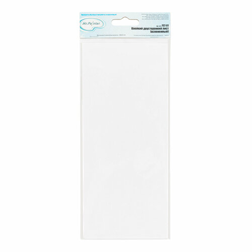 Клейкий двусторонний лист MrPainter FST-01 вспененный 11 см х 21 см 1 шт 1 мм 258₽