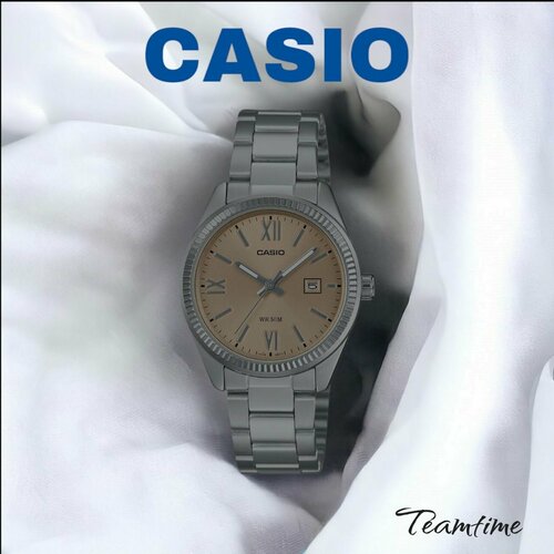 фото Наручные часы casio collection, серебристый