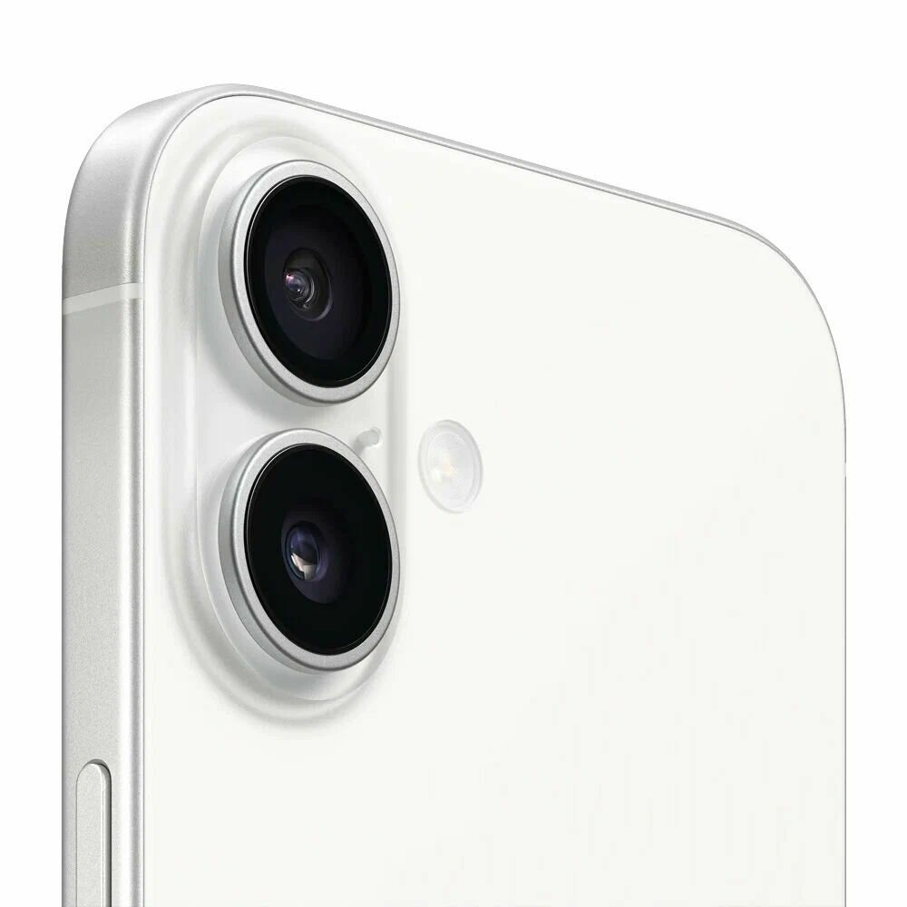 Смартфон Apple iPhone 16, 256 GB, 6.1", 60 Гц, цвет White, (белый) — фото 1