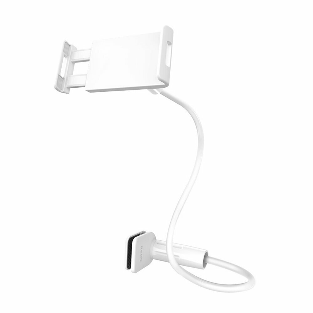 Держатель настольный для планшета BOROFONE BH24 Bright shell зажим гибкий 0.7м край стола (белый)