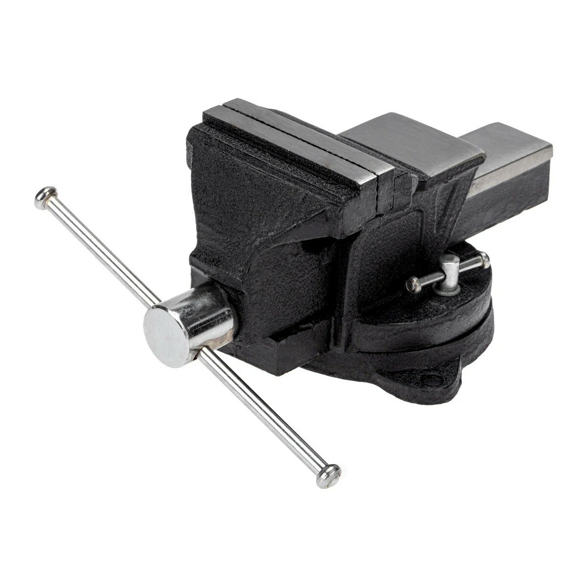 Тиски Kranz KR-12-5101 слесарные 100мм поворотные с наковальней