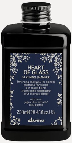 Изображение товара Davines Heart Of Glass Silkening Shampoo - Шампунь для сияния блонд 250 мл