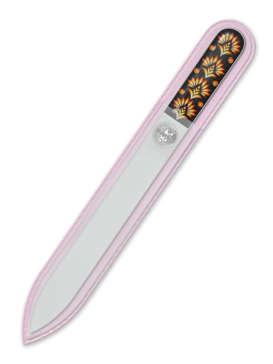 Пилка для ногтей BOHEMIA Czech Glass Nail Files, стеклянная 135мм