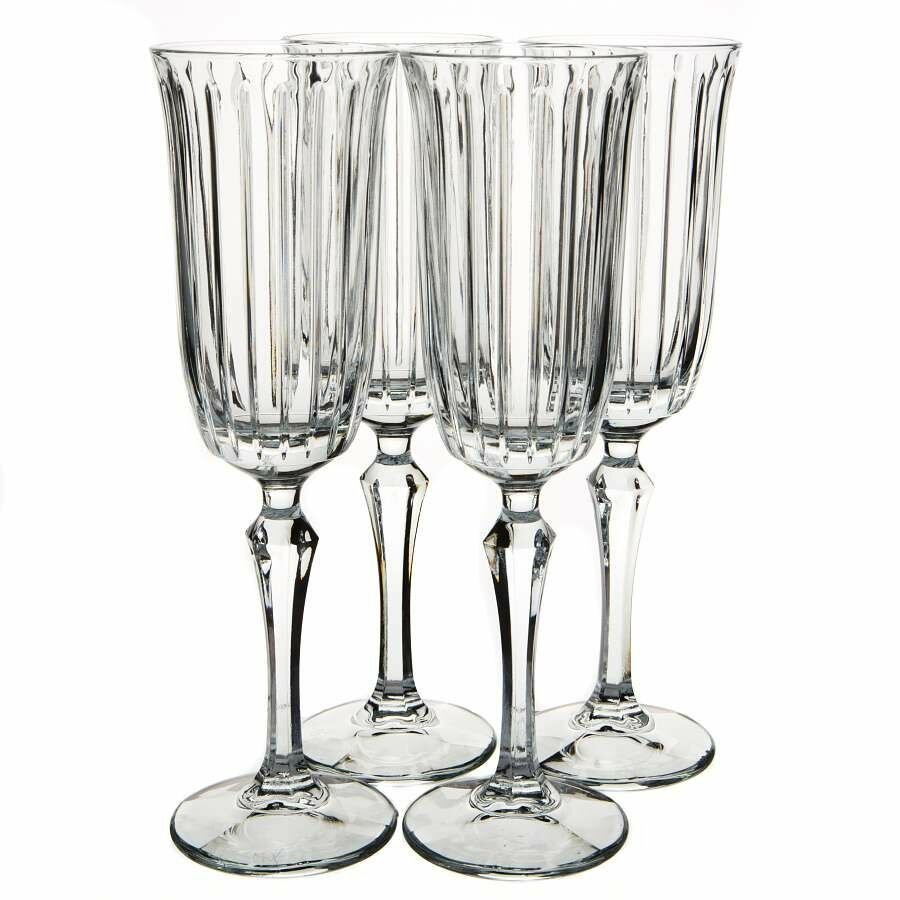 Фужеры Pasabahce JOY, для шампанского, стекло, 175 мл, 4 шт. — фото 1
