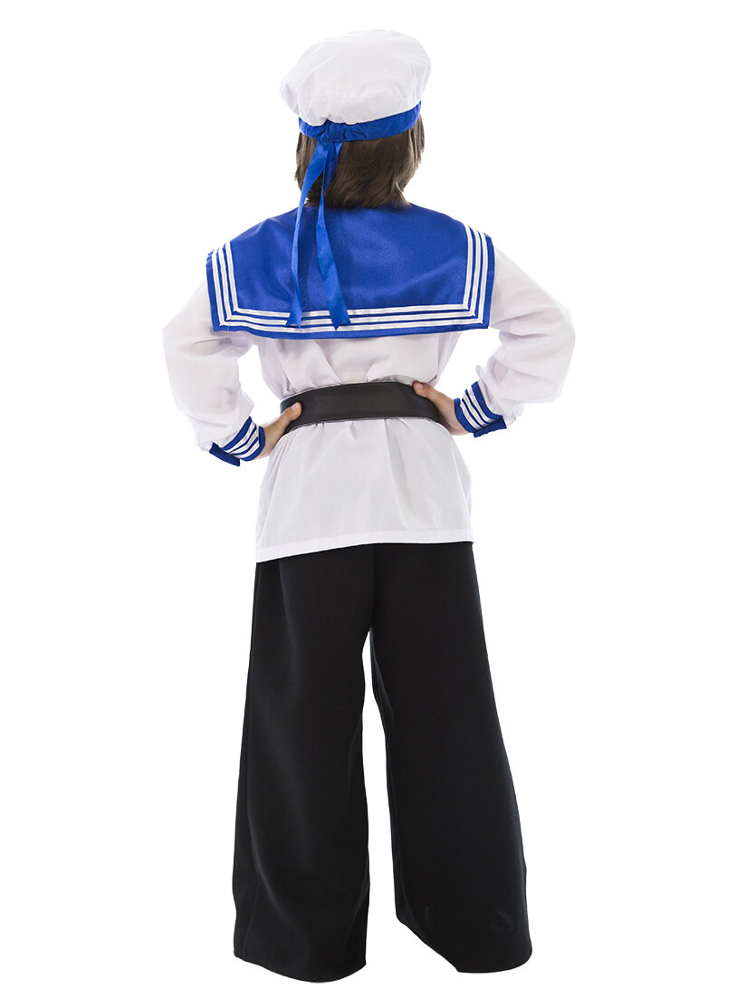 Военный карнавальный костюм матроса для детей (р.152-158) (р.38-40) — фото 1