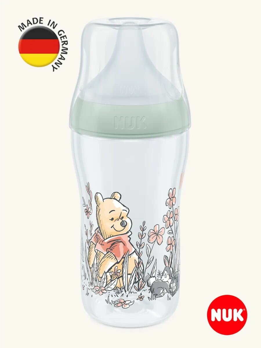 Бутылочка для кормления новорожденного 260 мл NUK PERFECT MATCH с силиконовой соской с отверстием M с 3-х месяцев