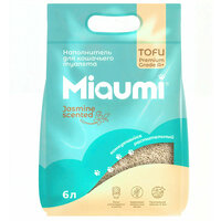 Miaumi TOFU Jasmine Scented – натуральный наполнитель для кошачьего туалета из спрессованных соевых волокон с деликатным  ...