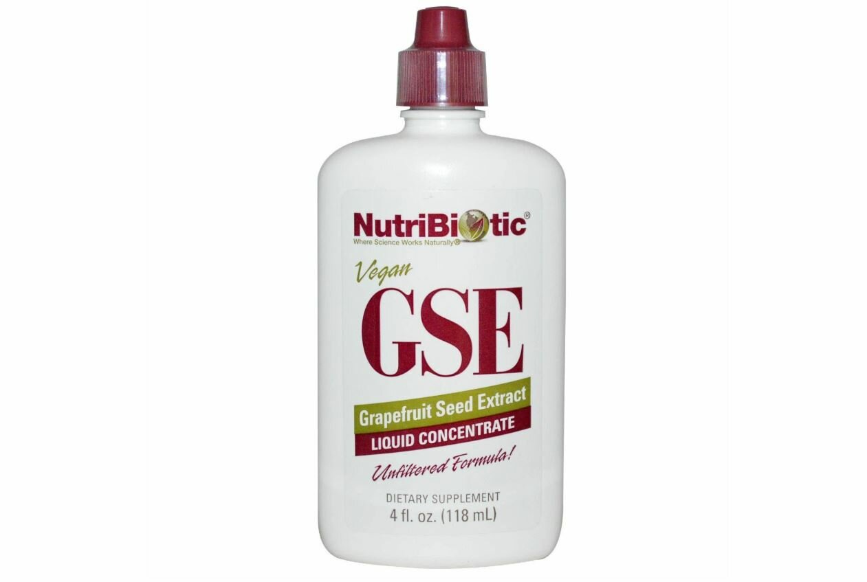 NutriBiotic GSE Grapefruit Seed Extract Жидкий концентрат экстракт семян грейпфрута, 118 мл
