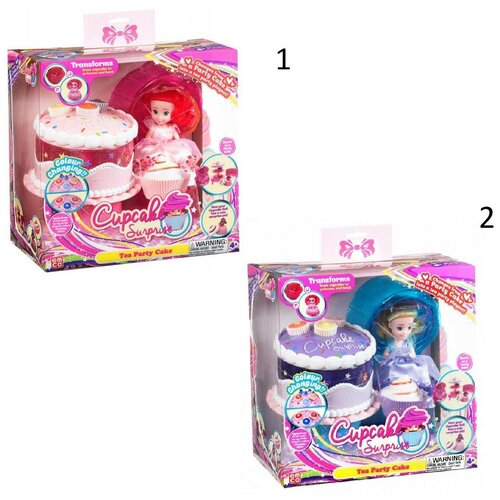 игровой набор emco cupcake surprise чайная вечеринка розовый 1136 розовый Игровой набор Cupcake Surprise Cupcake Surprise Чайная вечеринка (с питомцем и аксессуарами) (1136)