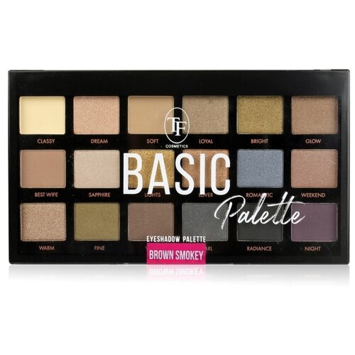 TF Cosmetics Палетка теней для век Basic palette, 12 г